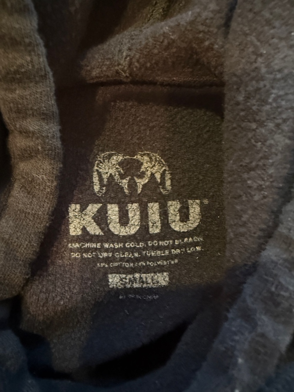 KUIU Black Logo Pullover Hoodie - Picture 2 of 2